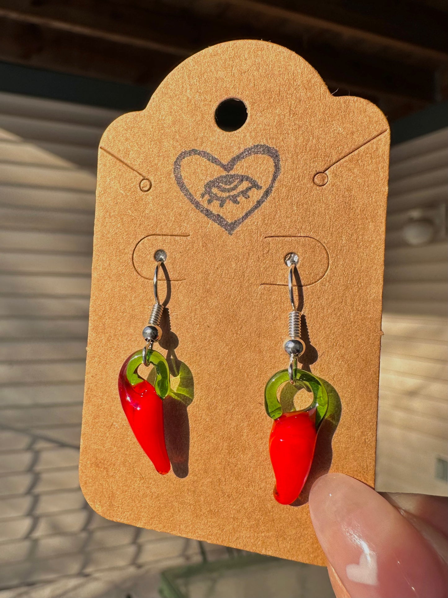 chile pepper earrings