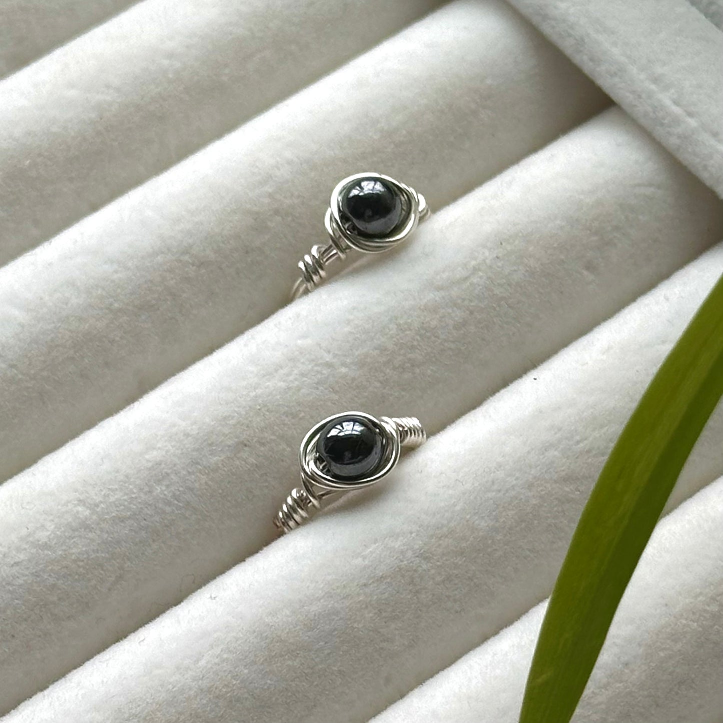 hematite rings