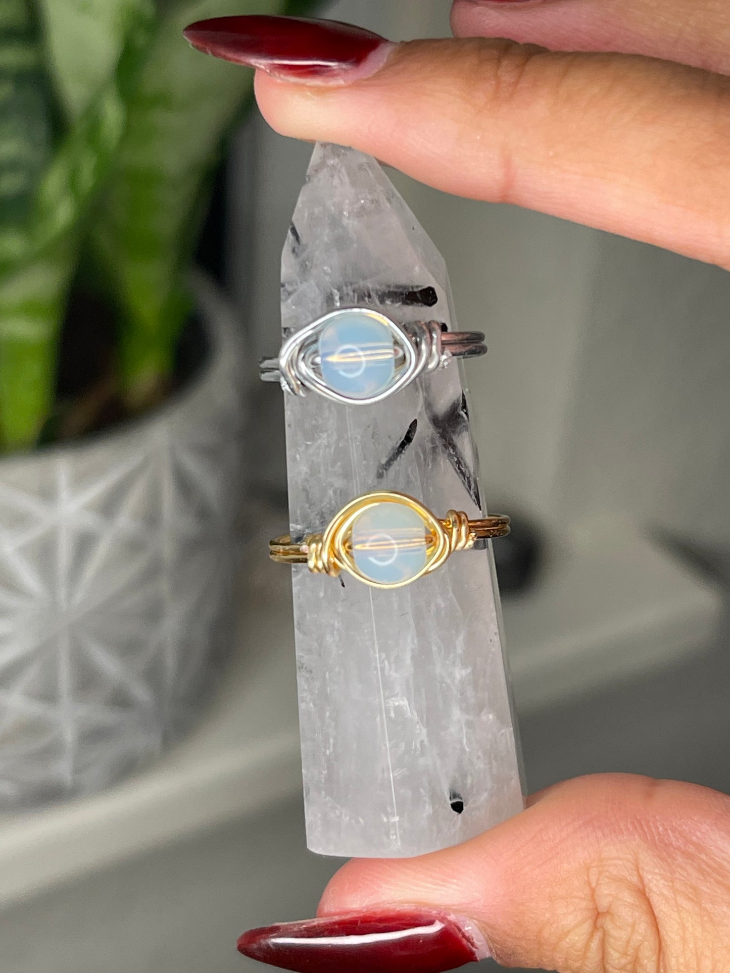 opalite rings