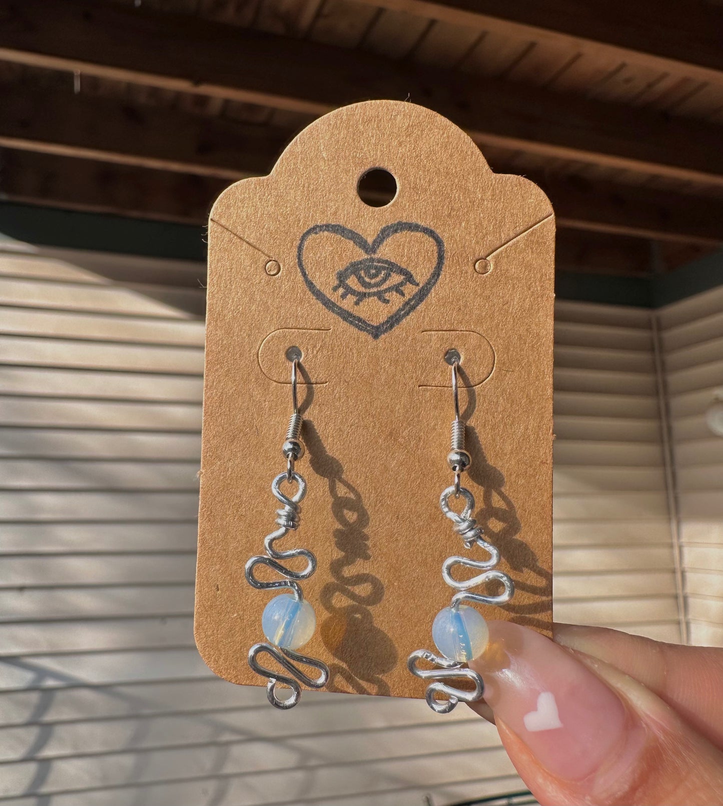 Opalite earrings shop