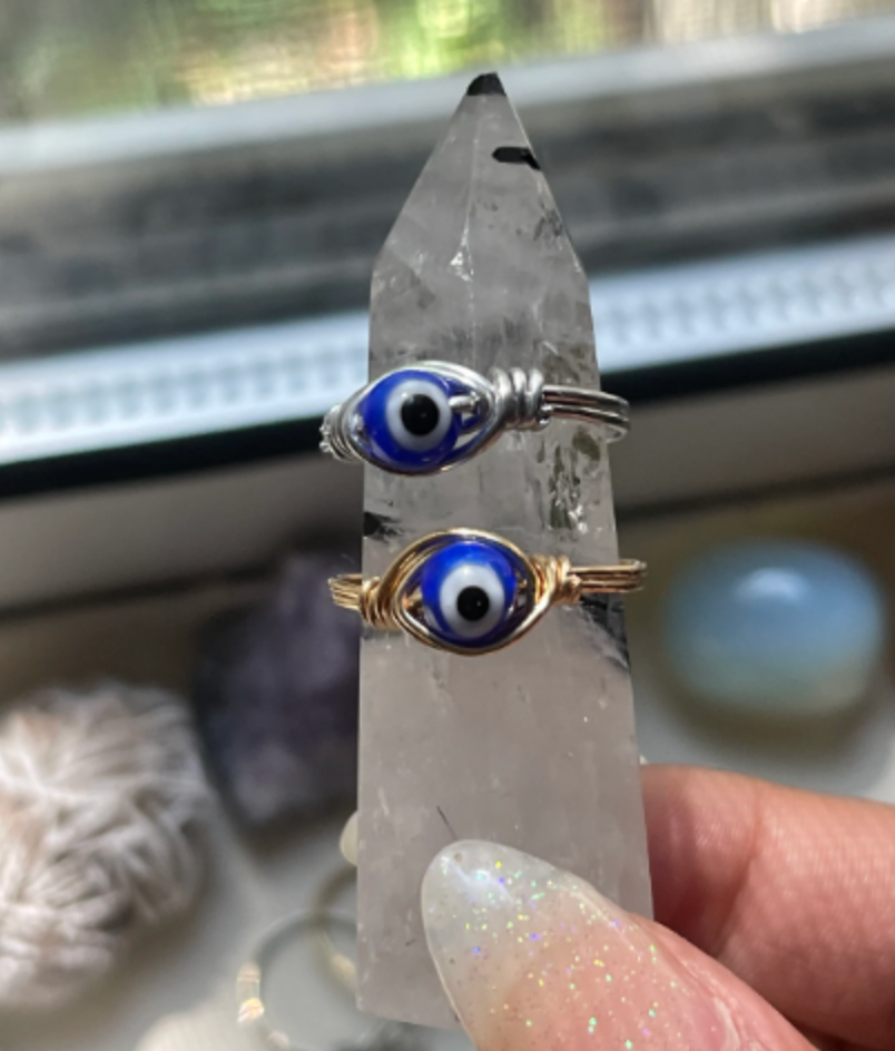 evil eye rings